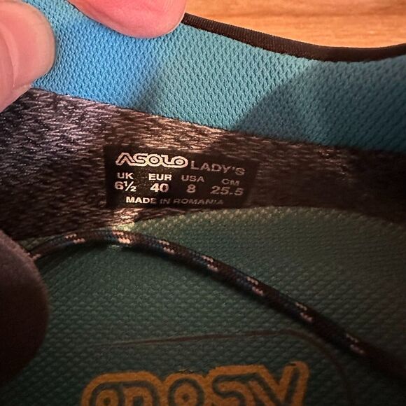 New NWT Womens Asolo Pipe GV GTX Gray‎ Outdoor Hiking Shoes Sneakers Size 8 M - Picture 6 of 6